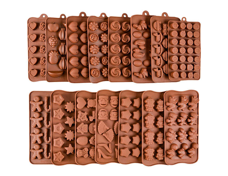 Silicone chocolate mould